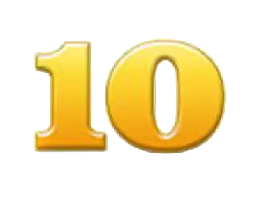 Simbolo 10 della slot Buffalo Blitz