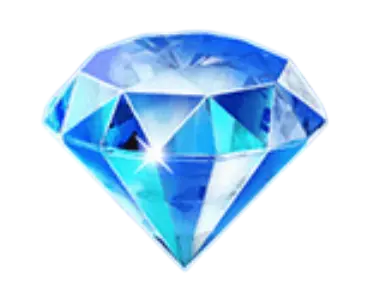 Simbolo Wild diamante blu della slot Buffalo Blitz